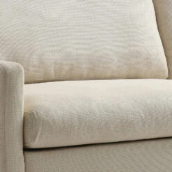 VIENNA3 Seater Sofa - Beige & Oak(Vienna 3 Seater Sofa Cream) 19 VIENNA3 Seater Sofa - Beige & Oak(Vienna 3 Seater Sofa Cream) -Modern Furniture MS SF376 1116 1closeup4 1000
