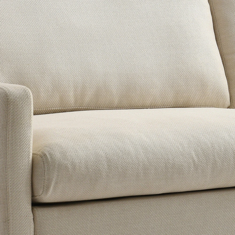 VIENNA3 Seater Sofa - Beige & Oak(Vienna 3 Seater Sofa Cream) 11 VIENNA3 Seater Sofa - Beige & Oak(Vienna 3 Seater Sofa Cream) - Image 9