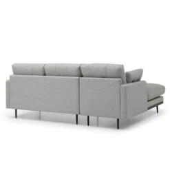 HAVANA 3 Seater Sofa With Left Chaise - Light Grey & Black(Havana 3 Seater Sofa With Left Chaise Light Grey) -Modern Furniture MS SF408 1250 L C 1000