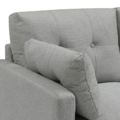 HAVANA 3 Seater Sofa With Right Chaise - Light Grey & Black(Havana 3 Seater Sofa With Right Chaise Light Grey) -Modern Furniture MS SF408 1250 R Dcloseup1 1000 9ab346f1 e771 4050 958e f4d63bbd9cd8