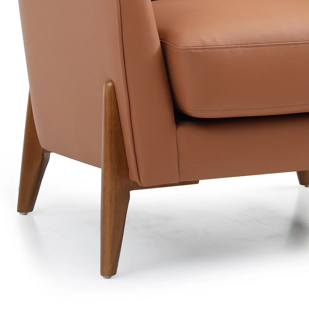 JUNO Lounge Chair - Tan & Walnut(Juno Lounge Chair Tan Walnut) 9 JUNO Lounge Chair - Tan & Walnut(Juno Lounge Chair Tan Walnut) - Image 7