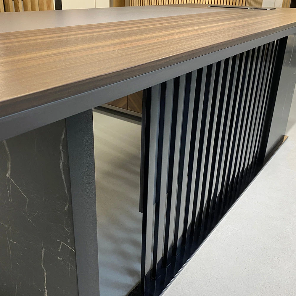 MADEIRA Executive Desk 220cm Right Return - Hazelnut & Grey(Copy Of Madeira Executive Desk 220cm Right Return Hazelnut Grey) 17 MADEIRA Executive Desk 220cm Right Return - Hazelnut & Grey(Copy Of Madeira Executive Desk 220cm Right Return Hazelnut Grey) - Image 15