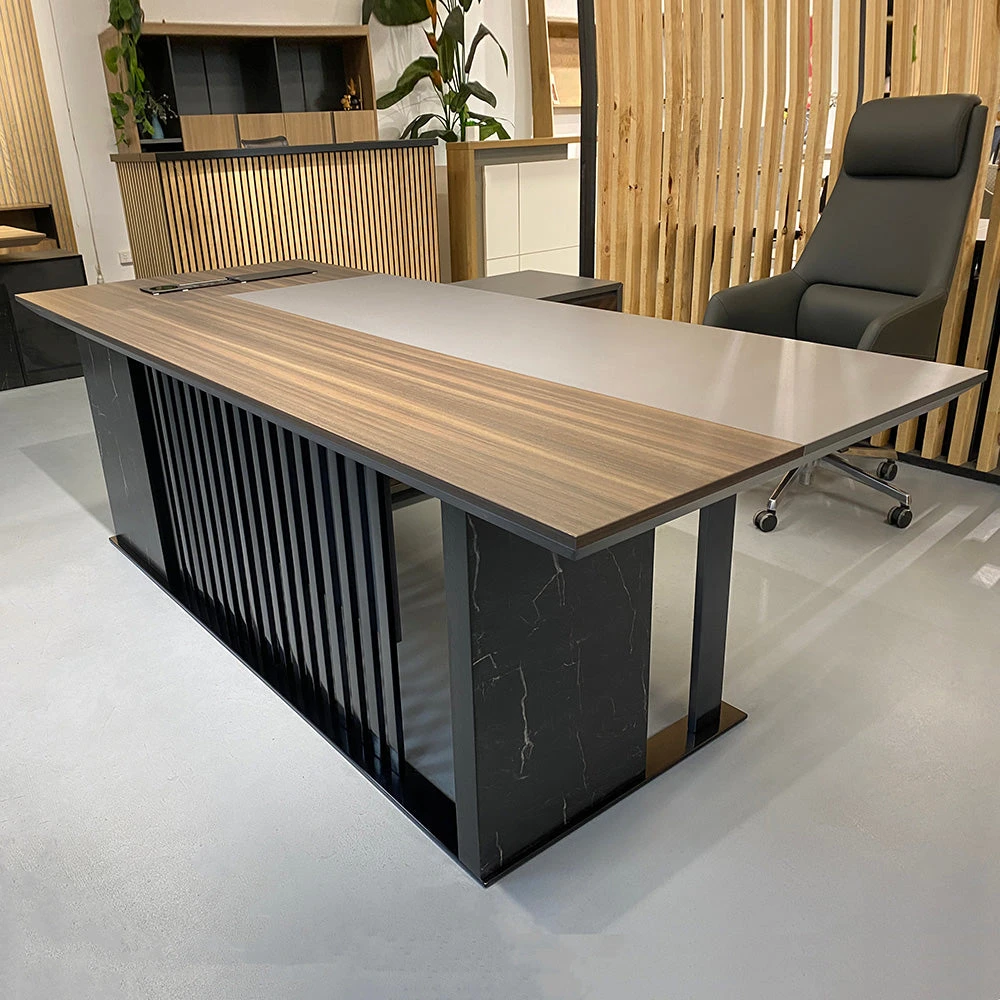 MADEIRA Executive Desk 220cm Right Return - Hazelnut & Grey(Copy Of Madeira Executive Desk 220cm Right Return Hazelnut Grey) 11 MADEIRA Executive Desk 220cm Right Return - Hazelnut & Grey(Copy Of Madeira Executive Desk 220cm Right Return Hazelnut Grey) - Image 9