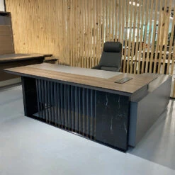 MADEIRA Executive Desk 220cm Left Return - Hazelnut & Grey(Madeira Executive Desk 220cm Left Return Hazelnut Grey) 30 MADEIRA Executive Desk 220cm Left Return - Hazelnut & Grey(Madeira Executive Desk 220cm Left Return Hazelnut Grey) -Modern Furniture MaderiamainL 1000