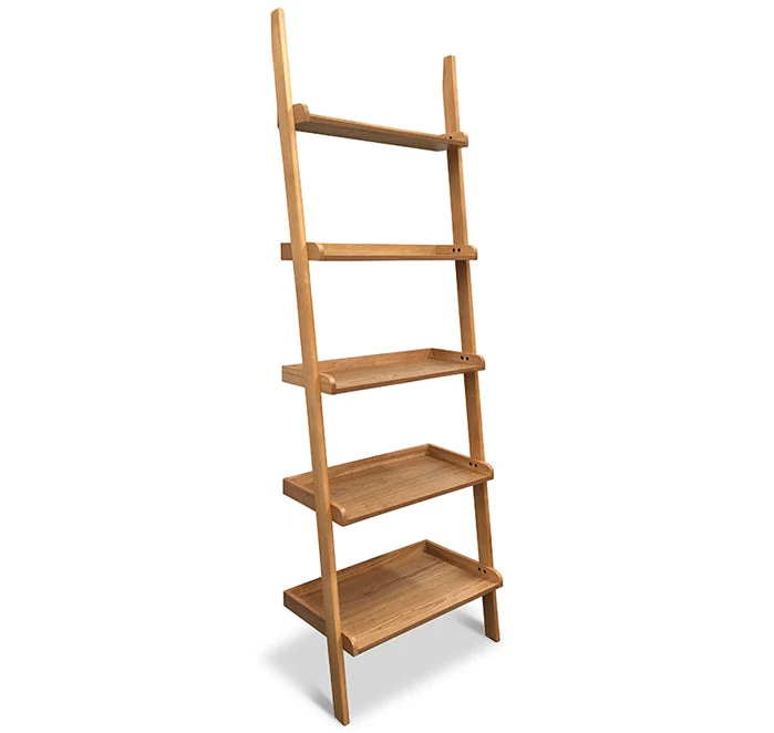 MILT Leaning Bookcase 66cm - Natural Oak(Milt Lening Bookcase Natural) 3 MILT Leaning Bookcase 66cm - Natural Oak(Milt Lening Bookcase Natural)