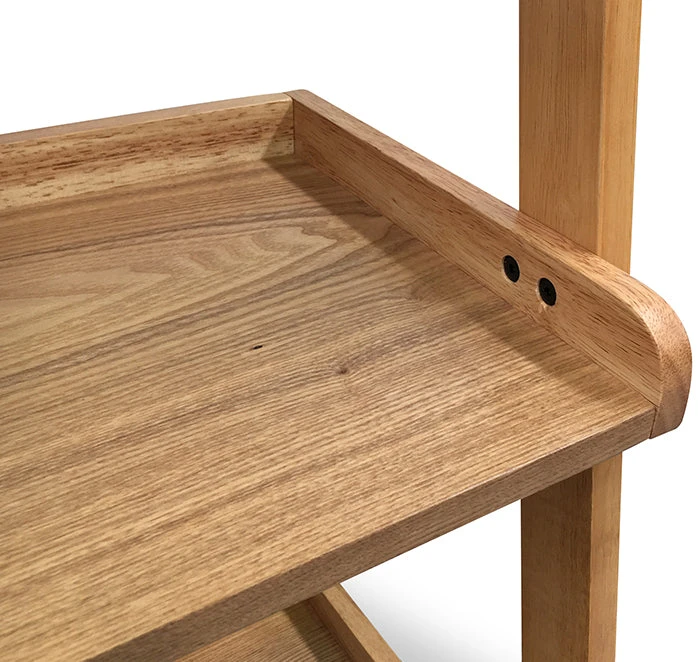 MILT Leaning Bookcase 66cm - Natural Oak(Milt Lening Bookcase Natural) 7 MILT Leaning Bookcase 66cm - Natural Oak(Milt Lening Bookcase Natural) - Image 5