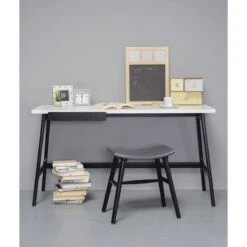 MOREY Study Desk - White & Black(Morey Working Desk In White) 14 MOREY Study Desk - White & Black(Morey Working Desk In White) -Modern Furniture Morey 800
