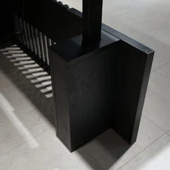 DAXTON Executive Desk With Left Return With Lift 200cm - Black(Daxton Executive Desk With Left Return With Lift 200cm Black) -Modern Furniture Motor Leg L 1000