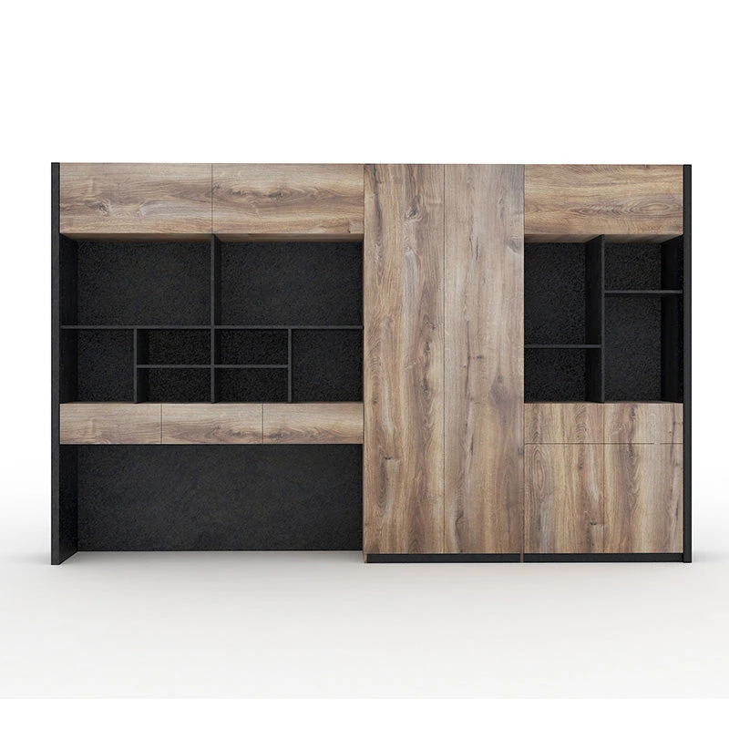 EASTON Display Unit 3.2M - Warm Oak & Black(Easton Display Unit 3 2m Mahogany Black) 3 EASTON Display Unit 3.2M - Warm Oak & Black(Easton Display Unit 3 2m Mahogany Black)
