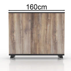 HALDIS Credenza 160cm - Warm Oak & Black(Haldis Credenza Low Cabinet Mahogany Colour) 8 HALDIS Credenza 160cm - Warm Oak & Black(Haldis Credenza Low Cabinet Mahogany Colour) -Modern Furniture NWS001 800 6986716d 0d46 449e a074 b853df5d650b