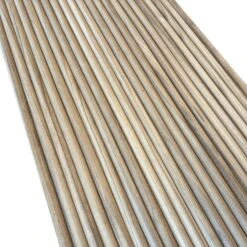 WOODFLEX Flexible Solid Paulownia Wood Slat Wall Panel -2700mm X 600mm - Half Round(Woodflex Flexible Solid Paulownia Wood Slat Wall Panel 2700mm X 595mm Half Round) -Modern Furniture OutdoorHalfRoundfront 2000