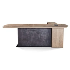MAGNUS Executive Office Desk With Left Return 2.4M - Tobacco(Magnus Executive Desk With Left Return 2 4m Tobacco Wood Colour) 19 MAGNUS Executive Office Desk With Left Return 2.4M - Tobacco(Magnus Executive Desk With Left Return 2 4m Tobacco Wood Colour) -Modern Furniture P350203Lcopy