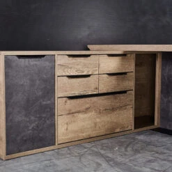 MAGNUS Executive Office Desk With Left Return 2.4M - Tobacco(Magnus Executive Desk With Left Return 2 4m Tobacco Wood Colour) 21 MAGNUS Executive Office Desk With Left Return 2.4M - Tobacco(Magnus Executive Desk With Left Return 2 4m Tobacco Wood Colour) -Modern Furniture P350204 2Lcopy