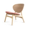 POLARA Lounge Chair - Oak & Salmon(Polara Lounge Chair Oak Charcoal) -Modern Furniture PolaraLoungeChair231333