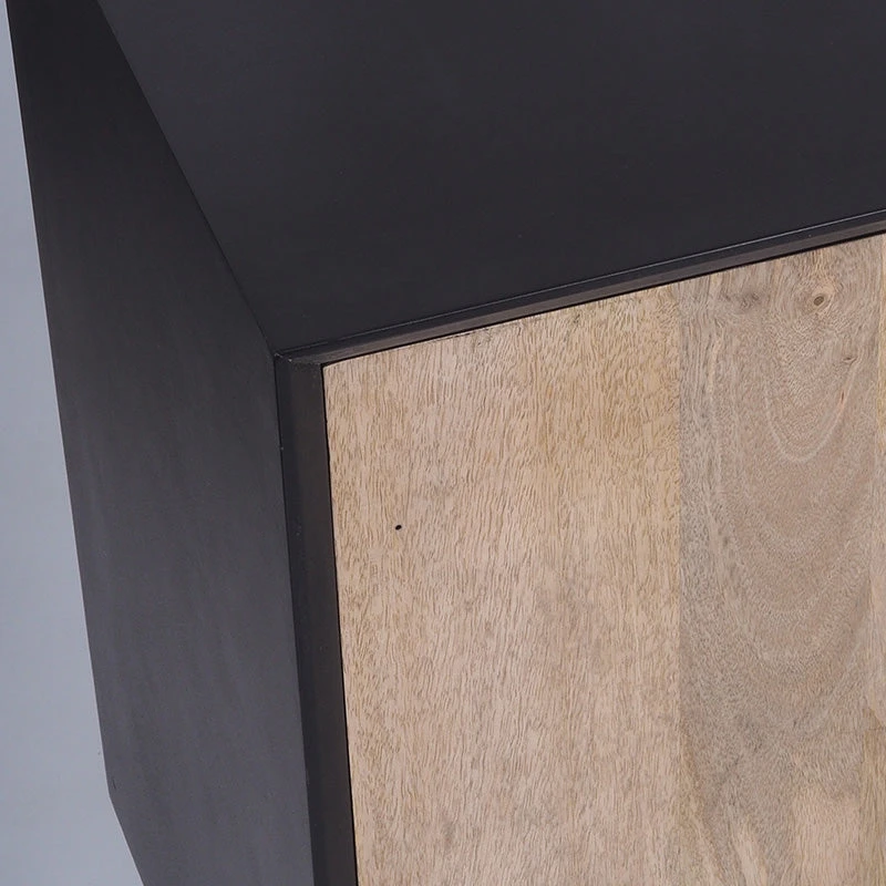RADLEY Sideboard 180 Cm Solid Mango Wood - Natural & Black(Radley Sideboard 180 Cm Natural Black) 10 RADLEY Sideboard 180 Cm Solid Mango Wood - Natural & Black(Radley Sideboard 180 Cm Natural Black) - Image 8