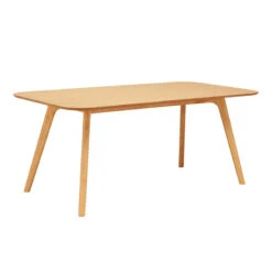 RODEN Dining Table 180cm - Natural Oak(Roden Natural Dining Table)