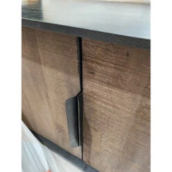 SAHARA Sideboard Buffet 180 Cm Solid Mango Wood - Honey(Sahara Sideboard 180 Cm Black) -Modern Furniture SAHARASideboard LX 2107 closeupNEWa800