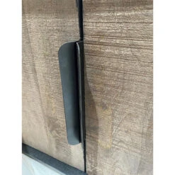 SAHARA Sideboard Buffet 180 Cm Solid Mango Wood - Honey(Sahara Sideboard 180 Cm Black) -Modern Furniture SAHARASideboard LX 2107 closeupNEWb800