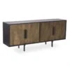 SAHARA Sideboard Buffet 180 Cm Solid Mango Wood - Honey(Sahara Sideboard 180 Cm Black) 2 SAHARA Sideboard Buffet 180 Cm Solid Mango Wood - Honey(Sahara Sideboard 180 Cm Black) -Modern Furniture SAHARASideboard LX 2107 whiteaNEW800