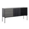 SEGAN Sideboard Buffet 160cm - Black & Grey(Segan Sideboard 160cm Black) 1 SEGAN Sideboard Buffet 160cm - Black & Grey(Segan Sideboard 160cm Black) -Modern Furniture SEGAN Sidenaord Large DI J9695 800
