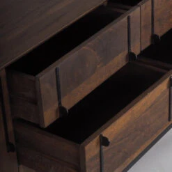 SERINA Sideboard Buffet 170 Cm Solid Mango Wood(Serina Sideboard 170 Cm Honey) -Modern Furniture SERINASideboard LX 2106 e800