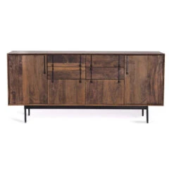 SERINA Sideboard Buffet 170 Cm Solid Mango Wood(Serina Sideboard 170 Cm Honey) -Modern Furniture SERINASideboard LX 2106 whitea800