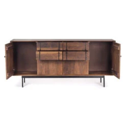 SERINA Sideboard Buffet 170 Cm Solid Mango Wood(Serina Sideboard 170 Cm Honey) -Modern Furniture SERINASideboard LX 2106 whiteb800