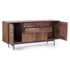 SERINA Sideboard Buffet 170 Cm Solid Mango Wood(Serina Sideboard 170 Cm Honey) -Modern Furniture SERINASideboard LX 2106 whited800