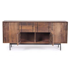SERINA Sideboard Buffet 170 Cm Solid Mango Wood(Serina Sideboard 170 Cm Honey) -Modern Furniture SERINASideboard LX 2106 whiteg800
