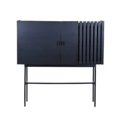 SHANTI Tall Sideboard 120cm Solid Acacia Wood - Black(Shanti Sideboard 120 Cm Black) 17 SHANTI Tall Sideboard 120cm Solid Acacia Wood - Black(Shanti Sideboard 120 Cm Black) -Modern Furniture SHANTISideboard LX 2110 HQa800