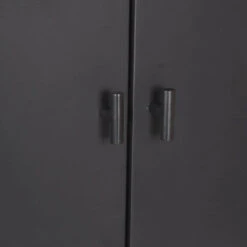 SHANTI Tall Sideboard 120cm Solid Acacia Wood - Black(Shanti Sideboard 120 Cm Black) 25 SHANTI Tall Sideboard 120cm Solid Acacia Wood - Black(Shanti Sideboard 120 Cm Black) -Modern Furniture SHANTISideboard LX 2110 closeupc 800