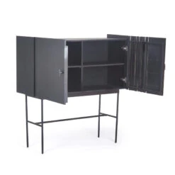 SHANTI Tall Sideboard 120cm Solid Acacia Wood - Black(Shanti Sideboard 120 Cm Black) 18 SHANTI Tall Sideboard 120cm Solid Acacia Wood - Black(Shanti Sideboard 120 Cm Black) -Modern Furniture SHANTISideboard LX 2110 whitee800