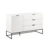 SVANA Sideboard Buffet 134cm - White(Svana Sideboard 130cm White) -Modern Furniture SVANASideboard134cm AC H000020357 A800NEW