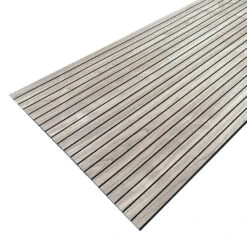 WOODFLEX Flexible Acoustic Wood Slat Wall Panel, Walnut Veneer - 2700mm X 600mm - SLIM(Copy Of Woodflex Flexible Acoustic Wood Slat Wall Panel Walnut Veneer 2700mm X 600mm Slim) -Modern Furniture SlimWalnutCloseup 1000