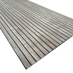 WOODFLEX Flexible Acoustic Wood Slat Wall Panel, Walnut Veneer - 2700mm X 600mm - SLIM(Copy Of Woodflex Flexible Acoustic Wood Slat Wall Panel Walnut Veneer 2700mm X 600mm Slim) -Modern Furniture SlimWalnutcloseup3 1000