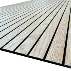 WOODFLEX Flexible Acoustic Wood Slat Wall Panel, Oak Veneer - 2700mm X 600mm - SLIM(Woodflex Flexible Acoustic Wood Slat Wall Panel Oak Veneer 2700mm X 600mm Thin Profile) -Modern Furniture Slimoakcloseup1 2000