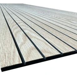 WOODFLEX Flexible Acoustic Wood Slat Wall Panel, Oak Veneer - 2700mm X 600mm - SLIM(Woodflex Flexible Acoustic Wood Slat Wall Panel Oak Veneer 2700mm X 600mm Thin Profile) -Modern Furniture Slimoakcloseup2 2000