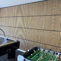 Square WOODFLEX Acoustic Wood Slat Wall Tiles - Oak Veneer - 4pc Set(Square Woodflex Acoustic Wood Slat Wall Tiles Oak Veneer 60cm X 60cm) -Modern Furniture SquareAfter2 1000