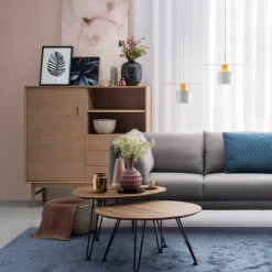 Large Jungle Leaf Print In Black Frame(Copy Of Large Fern Print In Black Frame) -Modern Furniture Supra Corwin Hampton 800