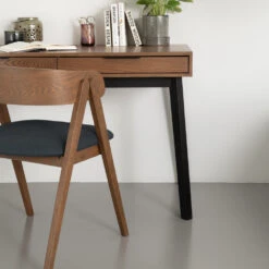 MALTON Study Desk 120cm - Black & Walnut(Malton Study Desk 120cm Black Walnut) -Modern Furniture TUCKER LAIDE MALTONWORKINGDESK CARTERIMG 9131 a 1000