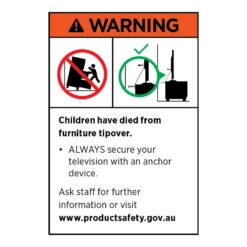 RANIA Entertainment TV Unit 170cm - Black Ash(Rania Entertainment Unit 175 Cm Black) -Modern Furniture TV units warning 66705514 1b8b 40f9 94d4 4b9d9ba3c4b1 3