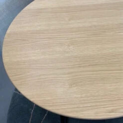 GINNY Round Dining Table 80cm - Natural & Black(Ginny Round Dining Table 80cm Natural Black) -Modern Furniture TableTop2 800