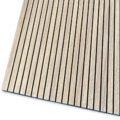 WOODFLEX Flexible Acoustic Wood Slat Wall Panel, Oak Veneer - 2700mm X 600mm - SLIM(Woodflex Flexible Acoustic Wood Slat Wall Panel Oak Veneer 2700mm X 600mm Thin Profile) -Modern Furniture ThinOakCloseup3 1000