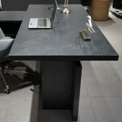 DAXTON Executive Desk With Left Return With Lift 200cm - Black(Daxton Executive Desk With Left Return With Lift 200cm Black) -Modern Furniture Top side L 1000