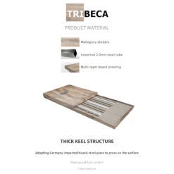 AFTAN Reception Desk Left Panel 180cm - Warm Oak & Black(Aftan Reception Desk Left Panel 180cm Warm Oak Black) -Modern Furniture TribecaStructure 800 c605a136 3f36 4e24 be2d 97d218eb9b2b