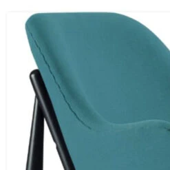 VERONIC Lounge Chair - Teal & Black(Veronic Lounge Chair Teal Black) -Modern Furniture VERONICTealBlackLegCLOSEUPA