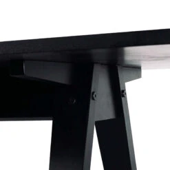 VARDEN Dining Table - 170cm - Black Ash(Varden Black Dining Table) -Modern Furniture Varden DiningTablecloseup 800