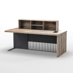 TRIBECA Reception Counter Box For Tribeca Desks(Tribeca Counter Box For Tribeca Desks) -Modern Furniture WF CB N07AftanReceptionBackRight 800