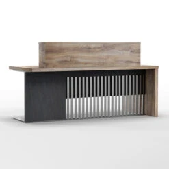 TRIBECA Reception Counter Box For Tribeca Desks(Tribeca Counter Box For Tribeca Desks) -Modern Furniture WF CB N07AftanReceptionLeft 800