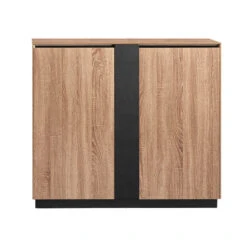 ADRIANO Credenza Cabinet 117cm - Light Brown(Adriano Credenza Cabinet 117cm Light Brown)